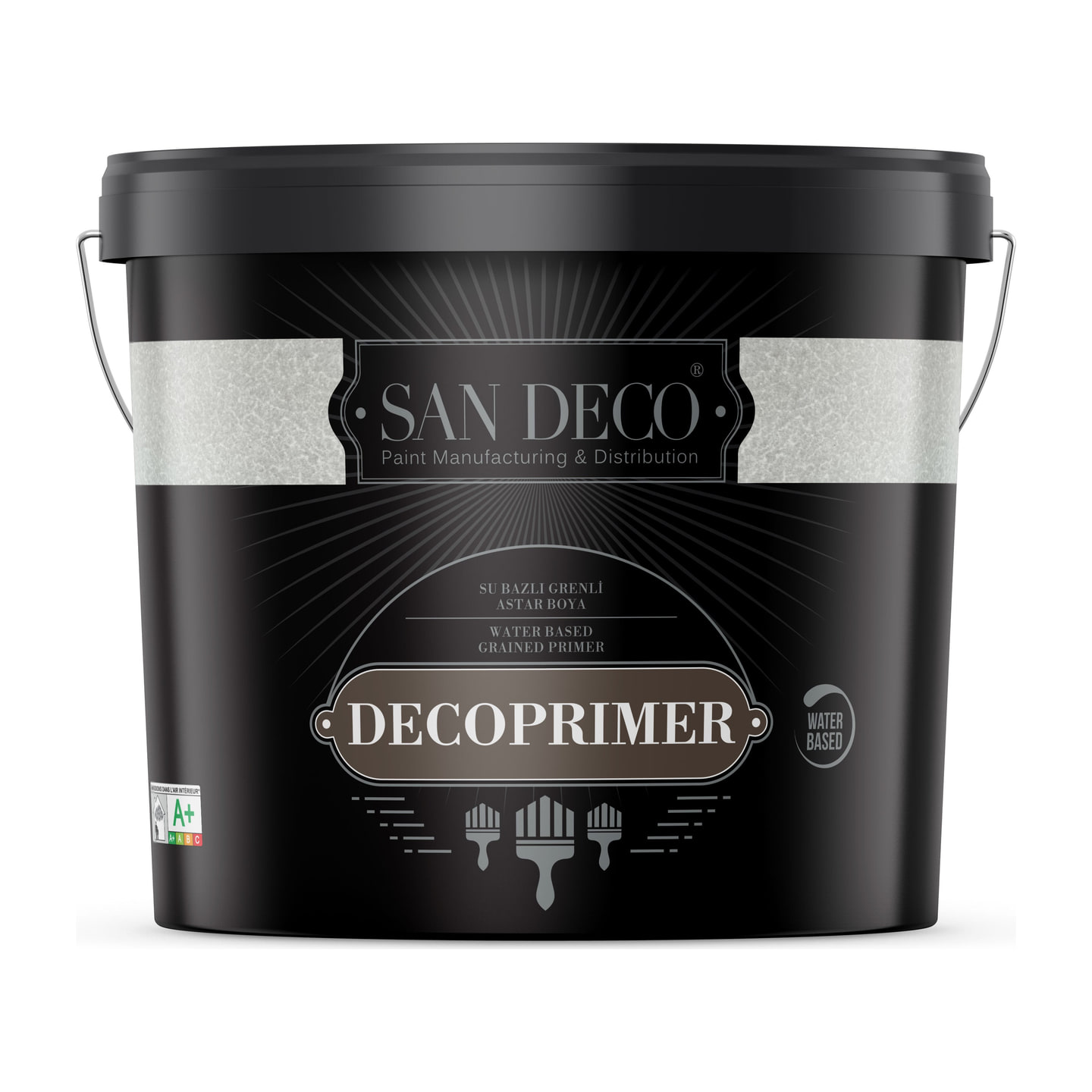 San Deco's own packshot of the Decoprimer undercoat tub.
